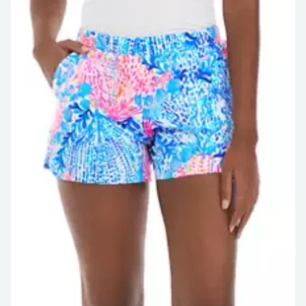 NWT Lilly Pulitzer Pull On Ocean Resort Sway with Me Shorts M